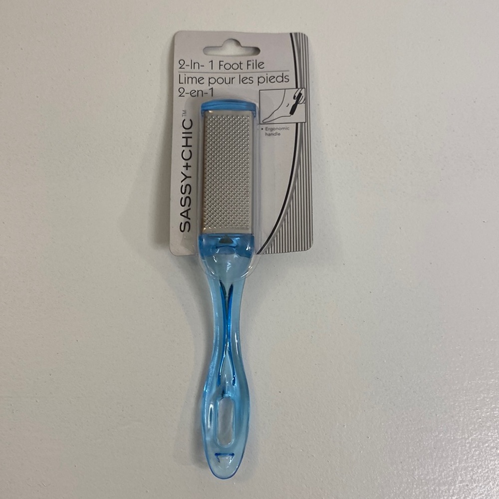 COPY - 2-In-1 Foot File New In Original Packaging BLUE
